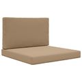 vidaXL Vankúš na vonkajšiu pohovku Polyester Sivohnedá 80 x 80 cm
