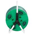 vidaXL Voľne stojaci zelený hadicový bubon sada koncoviek 0,5" 30m PVC