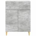 vidaXL Servírovacia skriňa so zásuvkou Betónovo sivá 66 x 34,5 x 90 cm
