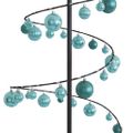vidaXL LED vianočný stromček s ozdobami 120 LED teplá biela 180 cm