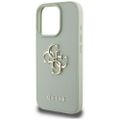 Guess Hardcase PU Grained Big 4G a Classic Logo Puzdro pre iPhone 16 Pro 6,3" Zelená