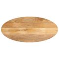 vidaXL Stolová doska 140x60x3,8 cm oválna masívny mangovník