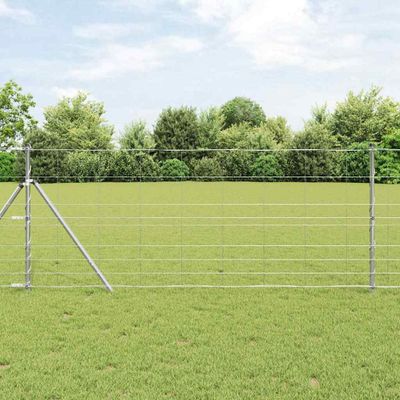 vidaXL Divoký plot 1000 x 100 x 0,18 cm Železo Horúce zinkovanie