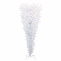 vidaXL Umelý vianočný stromček s 150 LED-i Biela 120 cm PVC a oceľ
