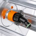 vidaXL Vozík s hadicovým bubnom pre 50 m 1/2" / 35 m 3/4" hadicu oceľ