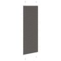 vidaXL plisovaná roleta čierna 45x100 cm Šírka látky 44,4 cm