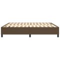 vidaXL Posteľný rám s boxspringom tmavohnedá 180x200 cm látka