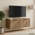 vidaXL Nástenná TV skrinka 78,5 x 31 x 30 cm Dub artisan
