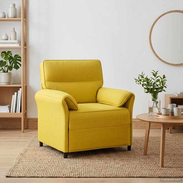 vidaXL Pohovka 100% polyester, kovový rám, MDF, Preglejka