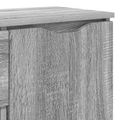 vidaXL Servírovacia skriňa Sivý Sonoma 100 x 30 x 65,6