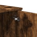 vidaXL Konzolový stolík dymový dub 100x35x74,5 cm kompozitné drevo