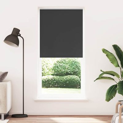 vidaXL Zatemňovacia roleta 104,4x230 cm, šírka látky 100 cm, čierna