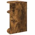 vidaXL Koncový stôl Dymová dub 39,7 x 39,7 x 60 cm Kompozitné drevo