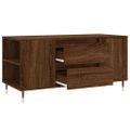 vidaXL Konferenčný stolík hnedý dub 102x44,5x50 cm kompozitné drevo