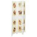 vidaXL Romdivider Panel Biela 106 x 165 cm MDF