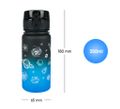 Tritanová fľaša pre deti Gradient Vesmír 350 ml