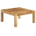vidaXL Konferenčný stolík z mangovníkového dreva 80x80x40 cm