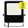 LED reflektor VISIO čierny, 50 W neutrálna biela