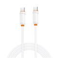 XO kábel NB-Q298 PD USB-C - USB-C 1,0m 240W biely