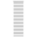 vidaXL Zebra roleta svetlosivá 40x100 cm šírka látky 35,9 cm polyester