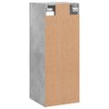 vidaXL Nástenná skrinka betónová sivá 34,5x34x90 cm
