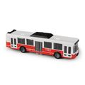 Autobus MHD červený 16 cm - otváracie dvere