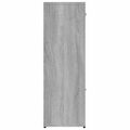 vidaXL Knižnica sivý dub sonoma 90x30x90 cm spracované drevo