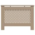 vidaXL Kryt na radiátor, 112x19x81,5 cm, MDF