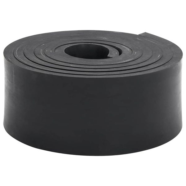 VidaXL Gumová hrana pre snežný pluh čierna 250x8x1 cm