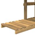 vidaXL Stojan na rastliny Biela 93 x 25 x 114,5 cm