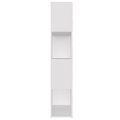 vidaXL Knižnica deliaca stena biela 80x24x124,5 cm drevotrieska