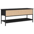 vidaXL Zostava TV skriniek 100 x 35 x 45 cm Čierny dub