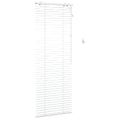 vidaXL Žalúzia Biela 55 x 160 cm 35 mm Masívne Paulownia drevo