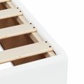 vidaXL Boxspring posteľ s matracom biela 90x190 cm umelá koža