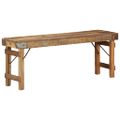 vidaXL lavička Prírodná 110 x 35 x 46 cm Zrecyklované staré drevo