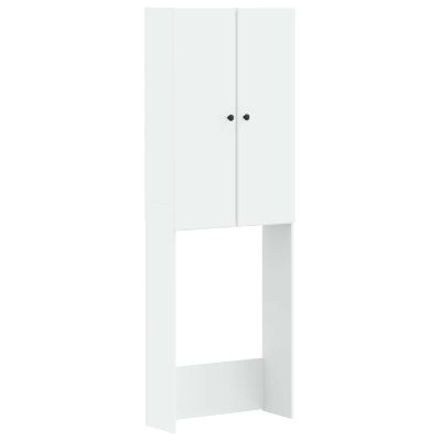 vidaXL Toaletná skriňa BREDA Biela 66 x 25,5 x 190 cm Kompozitné drevo