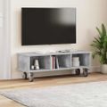 vidaXL TV stolík 100 x 35 x 35 cm Betónová šedá Kompozitné drevo