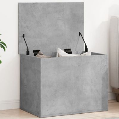 vidaXL Úložný box betónovosivý 60x42x46 cm kompozitné drevo