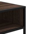vidaXL Konzolový stolík hnedý dub 90x35x80 cm kompozitné drevo