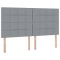 vidaXL Postel s úložným prostorem a matrací Svetlosivá 160 x 200 cm