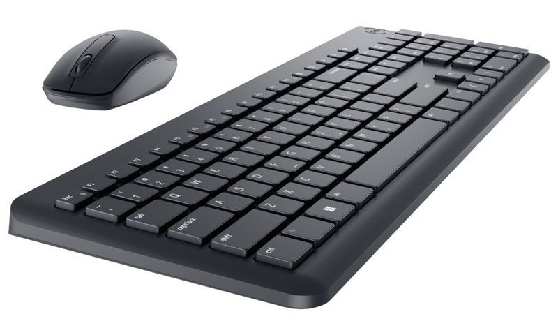 Dell bezdrôtová klávesnica a myš - KM3322W - CZ/SK Sada klávesnice a myši, bezdrôtová, CZ/SK, československé rozloženie, čierna