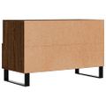 vidaXL TV skrinka hnedý dub 80x36x50 cm spracované drevo