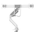Neomounts DS75-450WH2 /Držák displeje/na stůl/17-32"/svorka+průchodka/VESA 100X100/nosn.2x8kg/plyn. píst/2 displeje/bíl Držák, VESA, stolní, pro 2 ploché monitory, úhloprícka 17"-32", náklon 20°, otácení 180°, rotace 360°, nosnost 16kg, bílý