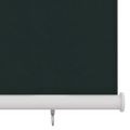 vidaXL Vonkajšia zatemňovacia roleta 225 (Š) x 140 (V) cm tmavozelená HDPE