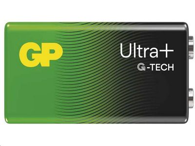 Alkalická batéria GP Ultra Plus 6LF22 (9 V), krabička