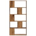 vidaXL Knižnica 5 políc staré drevo 80,5x23,5x162,5cm kompozitné drevo