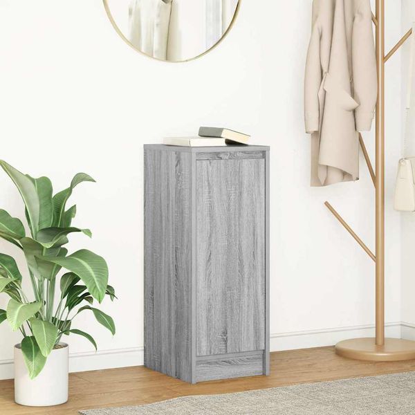 vidaXL Komoda sivý dub sonoma 29,5x34x76 cm kompozitné drevo