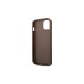 Puzdro Guess pre iPhone 14 6,1" GUHCP14S4GMGBR hnedé PU Koža 4G Big Metal Logo