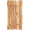 vidaXL Stolová doska, akáciový masív 118x(50-60)x3,8 cm