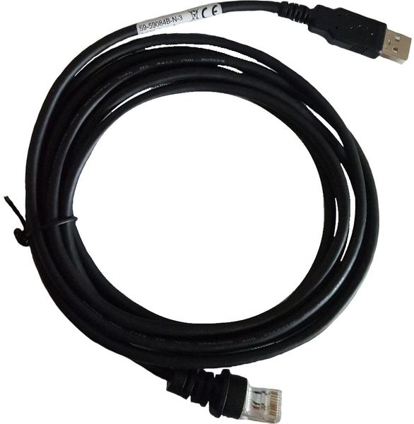 USB kábel pre MK3780,71xx: USB, čierna, Type A, 2.9m (9.5'), straight, hosť power